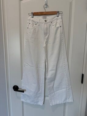 Pistola High-Rise Wide Leg Jeans - White, size 24